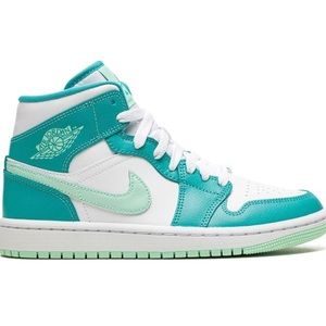 Brand New Nike Air Jordans in “ washed teal” size 10.